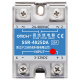 XMSJ定制沪工220v直流控交流单相固态继电器SSR-25/40DA无触点接触24v 深灰色SSR4840DA