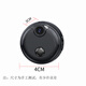 品术充电式4g非针眼无线摄线头高清小摄像头手机远程监控无需连wifi免插电夜视室内家用小巧随身隐秘 充一次电待机一年高清广角升级版 圆形wifi款高清无光待机约一年+配64G 黑