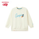 newbalance nb children's clothing 25 years spring new products for men, women and children versatile casual long-sleeved round neck pullover sweatshirt 7ZF12043 7ZF12043-BK black 140 cm