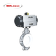 Pneumatic fluorine lining valve tetrafluoro plate with strong acid, alkali, anti-corrosion and explosion-proof cutting adjustment lining tetrafluoro valve D671F4 filter