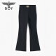 BOY LONDON spring and summer women's simple black slim elastic sport trousers W15901 black S