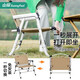 Sunnyfeel extérieur pliant chaise arrière portable léger en alliage en aluminium kamee chaise de camping de camping picing chaise kaki [surface de chaise élargie, confortable pour s'asseoir pendant longtemps]