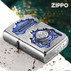 Zippo Ligher Zippo Подличный морской биологический сериал о защите окружающей среды Creative Stamp Wind -Pronage Kerosene Lighter Men's Gift Dy9905TZ