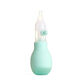 Baby nose suction device Infant and toddler baby nose cleaner Children's nose plug cleaning manual anti-countercurrent design [elbow type] Green nose suction device
