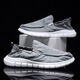 Cloth shoes men's canvas shoes comfortable, lightweight, wear-resistant, non-slip, waterproof, soft sole old Beijing one foot, lazy people, gray 881 recommended to take a larger size 39