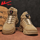 Huili official Martin boots men's shoes for spring new high-top outdoor workwear hiking shoes men's work shoes