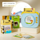 Lingnuo Hongsheng's intelligent card reading opportunity to speak 300 Tang poems, ancient poems, learning point reading machine children's toys, 300 blue Tang poems + 224 Chinese and English readings
