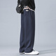 Semir American style drapey sweatpants men's spring and autumn wide-leg casual pants straight loose large size heavyweight autumn and winter sweatpants YHK9209 navy blue 2XL 150Jin Jin equals 0.5kg to 170Jin Jin equals 0.5kg can be worn