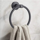 MOEN punch-free bathroom round towel rack 304 stainless steel towel ring household hand towel hanger toilet paper towel rod 304 towel ring-mirror