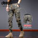 Jeep (Jeep) Herbst Baumwolle Tarnung Arbeiten Hose Lose Beine amerikanische Frühlings- und Herbst -Freizeithosen Vatertag Geschenkkleidung [Fleece Fleece] 692b Camouflage Khaki verdickt 33 (Taillenumfang 2 Fuß 6)