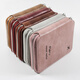 Multifunction RFID anti-theft passport clip ID card bag travel zipper air ticket men and women wallet passport bag cover brown
