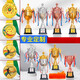 Metal Trophy Creative Creative Crystal Customized Football Basketball Medals Games Ehren Kindergarten 9902 Medium