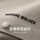 与狼共舞【高弹速干】翻领短袖T恤男2025夏季新款商务休闲透气POLO衫6105 卡其701 2XL (185)