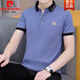 Pierre Cardin Kurzärärtes T-Shirt für Herren Frühling und Sommer Neues Freizeit-T-Shirt-Lapel-Geschäft Polo Paul Shirt Halbärmelige Herrenkleidung 682 Black 2xl [141-160Jin [Jin entspricht 0,5 kg]]