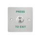 JPHZNB outdoor waterproof access control switch panel self-reset 86 type door button narrow long column door rainproof long strip type + bottom box Z3519D2W size 9