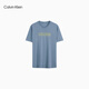 
Calvin KleinJeans 25 spring and summer new men's casual trend ck letter printing pure color pure cotton short-sleeved T-shirt 4RB854G CFF-Star Blue S
