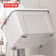 Hecho en JD.com Caja de almacenamiento de ropa de serie Max Acabado de plástico, volumen de la rueda 160L 722*525*433 mm