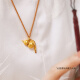 
Liufu Jewelry, Fu Man, Family Heirloom, Gold, Fu Lu, Money, Fu, Gold Gourd, Gold Pendant, Neck Rope, Priced F63G0046DS, 5.13g (including labor cost 698 yuan) Chinese version