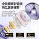 QY [2025 new top-end model] Bluetooth headphones ear clip type bone conduction concept ear hanging wireless open type not in-ear sports running invisible noise reduction AI suitable for Huawei Black丨Pulse Directional Sound Transmission丨High-frequency oscillator