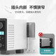 公正牛内凹型内嵌式防水86型隐形插座嵌入式面板冰箱专用隐藏式插 公牛第三代防溅款灰色五孔10a