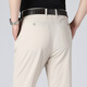 Woodpecker cotton, middle-aged and elderly pure cotton casual pants for men in summer thin middle-aged men in loose straight high waist thin 801 khaki 32