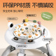 Angi Baby Baby Walker Anti-Alterna Carroller Baby Walker Paseando Múltiples Funciones Música de carros para niños Juguetes [Altura ajustable + Música de comida] Coconut Grey Walker Walker Paseando el primer regalo de cumpleaños regalo