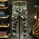
Woodpecker (TUCANO) spring, autumn and winter work clothes casual pants for men loose feet camouflage outdoor versatile multi-bag fashion tied jeans for men Camouflage green 692A thick style 28