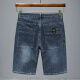 Zengzhi 2025 Neuer Sommer Dünne Denim-Shorts Herren Fünf-Punkte-lose geradlinige mittelouser lässige, vielseitige Stretchhose 671 Blaugrau 29 (2 Fuß 2)