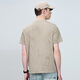 Mark Huafei [7A Antibakteriell + 2a Anti-Mititen] Rundes T-Shirt mit kurzer Ärmel für Männer 25 Frühlings- und Sommer-Coton-Fashion-Cartoon vollgedrucktes T-Shirt 701 Khaki 2xl