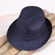Sombricientos de primavera y verano de mediana edad y ancianos de edad y verano para hombres Sombrero de jazz de la primavera y otoño Sombrero de jazz de hombres Padre papá Old Man Gat Negro (Four Seasons) Material de traje de 59 cm (Volkswagen Head Circumferencia)
