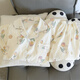 Cat Man Cute Tulip Rabbit Pajama Girl Spring y Autumn delgada Algodón Pure Algodón Manga larga Summer Home Ropa 826# Black Rose# mangas largas + pantalones recomendados 100-120Jin [Jin equivale a 0.5 kg] l
