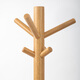 MUJI white oak solid wood tree-shaped coat rack, white oak style, natural color, length 48*width 42*height 173.5cm
