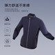 Jinba Men's Spring and Autumn Stand Collar Short Jacket Easy Care Business Jacket Men's BKDT1304 Deep Blue 185