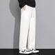 Fog Sky Casual Hosen für Männer in Frühlings- und Sommermodemarke Loose Spleißen gerade Hosen Khaki Drapery Vielseitige Sportarten American Hosen Männer CJ-6628 Khaki XL (Empfohlen 135-150jin [Jin gleich 0,5 kg]))