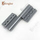 Kezhitu Custom Folding Door Hydraulische Edelstahl-Stahlscharnierzubehör Schwerlösende Lagerhülsenpapiertür Scharnier europäische Standard-Bridge-Aluminiumtüren und Fenster Sternenhimmel Gold C Slot 1591 (Bitte beachten Sie die linke und rechte Anweisungen