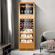 CIGARLOONG cigar and wine cabinet cedar wood intelligent dual temperature constant temperature and humidity energy-saving cigar and wine dual-use cabinet CL-188C3 cigar and wine cabinet hanging cup model (brushed gold)