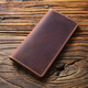 Colrtn Kwecr Men's Long Wallet Business Casual Clutch Clutch Sac réel Sac à main de grande capacité sac de téléphone mobile Luxury CK jaune 19 * 10 * 2