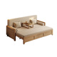 Harmonious Home Sofa Bed Ash Sofa Bed Integrated Dual-Use 2025 New Foldable Small Apartment Sofa Living Room 1.68m Sofa Bed [Storage]
