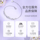 Fanci Fanqi Wisteria Lächeln lila Armband Mädchen Silber Kleidungsstücke Licht Luxus High-End-Schmuck Geburtstag Geschenke für Freundin und Frau