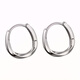 Guanpuge Fat Donglai same style pt950 platinum earrings for women Pt950 earrings temperament earrings platinum earrings fashionable sleeping Mobius earrings (pair)
