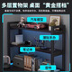 Popular world interchangeable corner computer desk student dormitory simple e-sports table bedroom home desk small apartment office desk interchangeable corner 120*80CM carbon fiber color