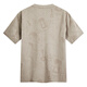 Mark Huafei [7A Antibakteriell + 2a Anti-Mititen] Rundes T-Shirt mit kurzer Ärmel für Männer 25 Frühlings- und Sommer-Coton-Fashion-Cartoon vollgedrucktes T-Shirt 701 Khaki 2xl