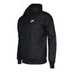 耐克（NIKE） 男子梭织防风衣 夹克 户外运动727325-010黑L
