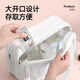 Sac de maquillage de voyage lehuo portable de grande capacité pour femmes sèche et humide Sac de natation des articles de toilette Produits de soins de la peau pour femmes