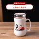 Zhewei Creative rétro en céramique Tasse avec couvercle Logo personnalisé Sanain Breakfast Cup Sn4839 Mirror Cup desservant les gens