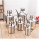 Huanjin stainless steel wine pot, wine warmer, hot wine pot, yellow wine pot, wine warmer, soy sauce pot, gas stove, induction cooker available 0.25L (can hold 3-4 liang of wine)