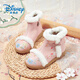 Disney children's shoes, Chinese style girls' Hanfu shoes, sweet winter plus velvet short boots, retro cotton boots DP22160 pink 31