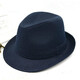 Sombricientos de primavera y verano de mediana edad y ancianos de edad y verano para hombres Sombrero de jazz de la primavera y otoño Sombrero de jazz de hombres Padre papá Old Man Gat Negro (Four Seasons) Material de traje de 59 cm (Volkswagen Head Circumferencia)