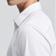 Journal Bird Free Free Long Mancheve Shirt's Men's Business Texture Facile à maintenir la chemise Kebc251011u White 40