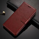 Adecuado para 3 estuche de teléfonos móviles 1901 Flip Cuero de cuero Case de tarjetas de billetera 6.35 pulgadas Case de cuero clásico interno suave anti -caza - Black Vivoy3